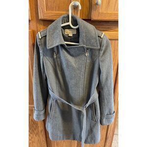 Michael Michael Kors Women's Gray Wool Blend Jacket Size 4